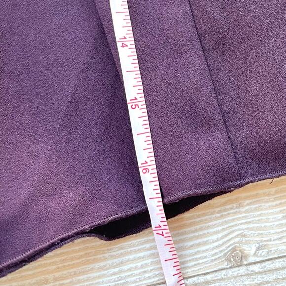 Wilfred Artizia Off The Shoulder Long Sleeve Blouse | Purple Size Small - Picture 7 of 7